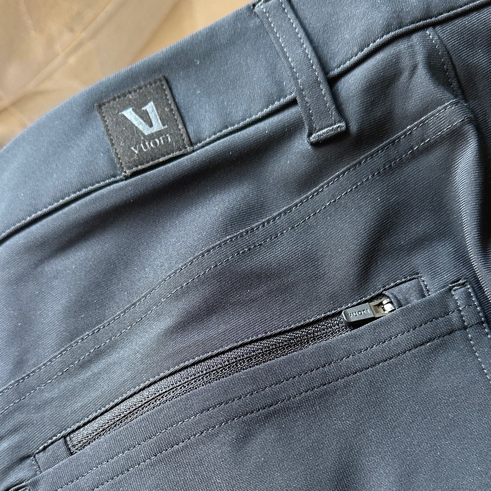 Vuori Charcoal Trousers with Zip Pocket